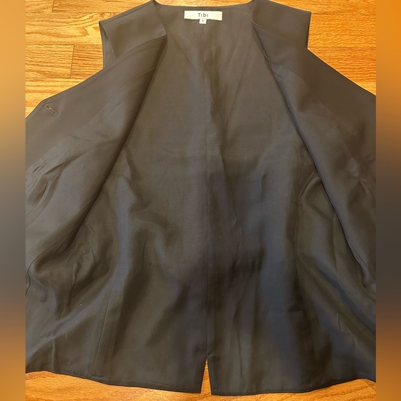 TIBI Tropical Wool Vest, black, 0 - Picture 12 of 12